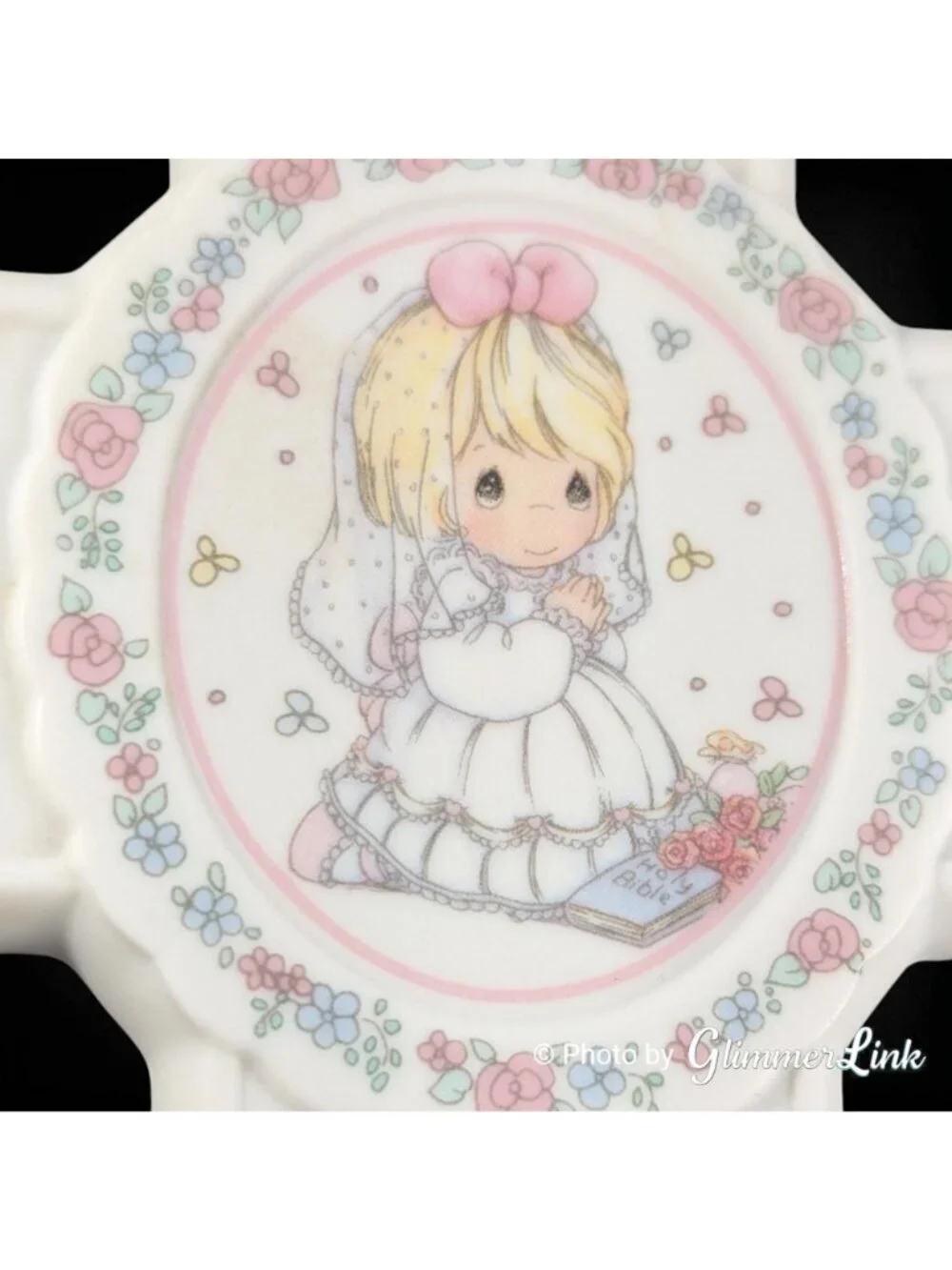 Vintage Precious Moments Cross Trinket Box This Day Has Been Made in Heaven